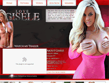 Tablet Screenshot of lovegisele.com